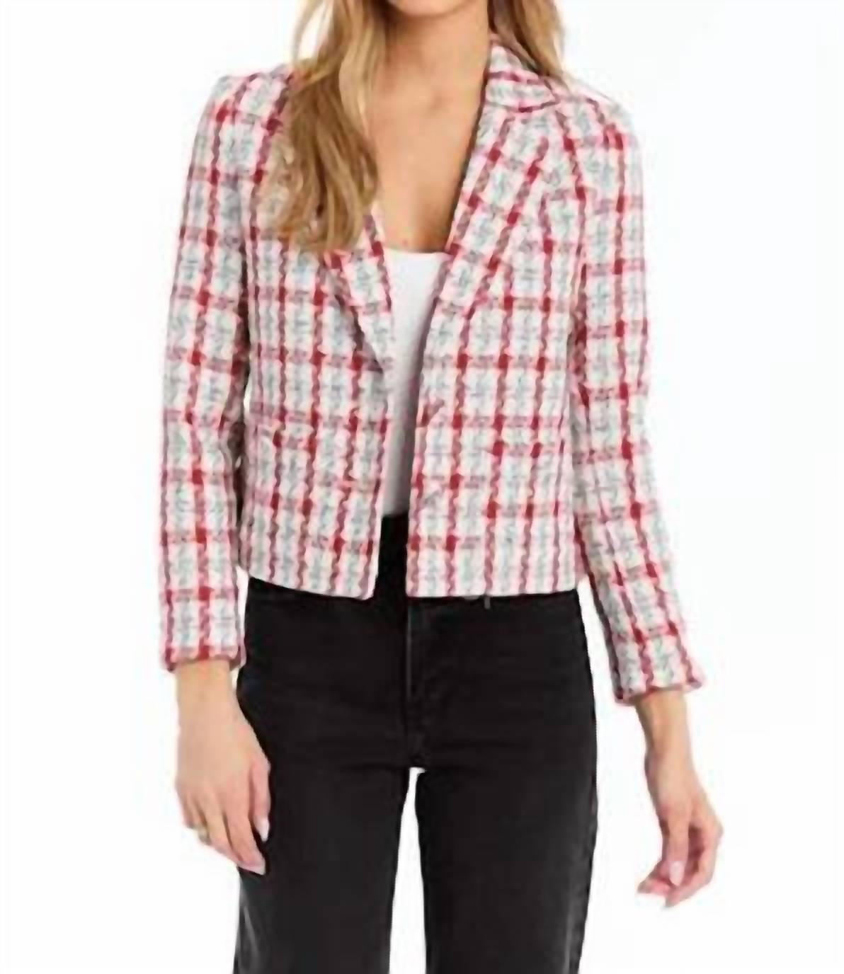 Drew - Lina Plaid Blazer