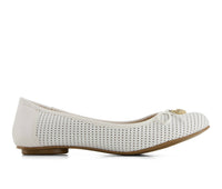 Andrea - Women's Laser Cut Pattern Ballerinas Flats