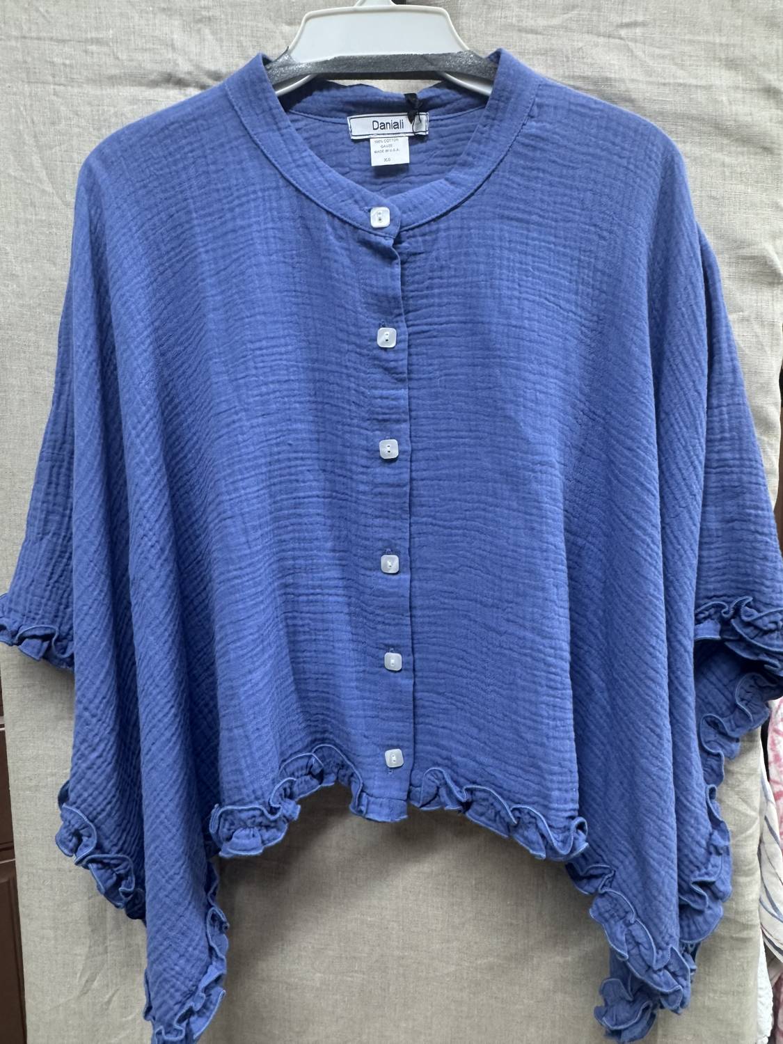Daniali - Women's Bell Gauze Top