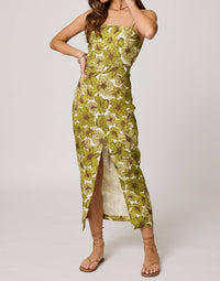 Stillwater - Giada Square Neck Apron Midi Dress