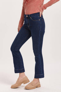 Dear John Denim - Jeanne High Rise Cropped Flare Jeans