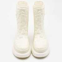 Valentino Garavani - Women's Rubber Rose Edition Atelier Mid Calf Boots