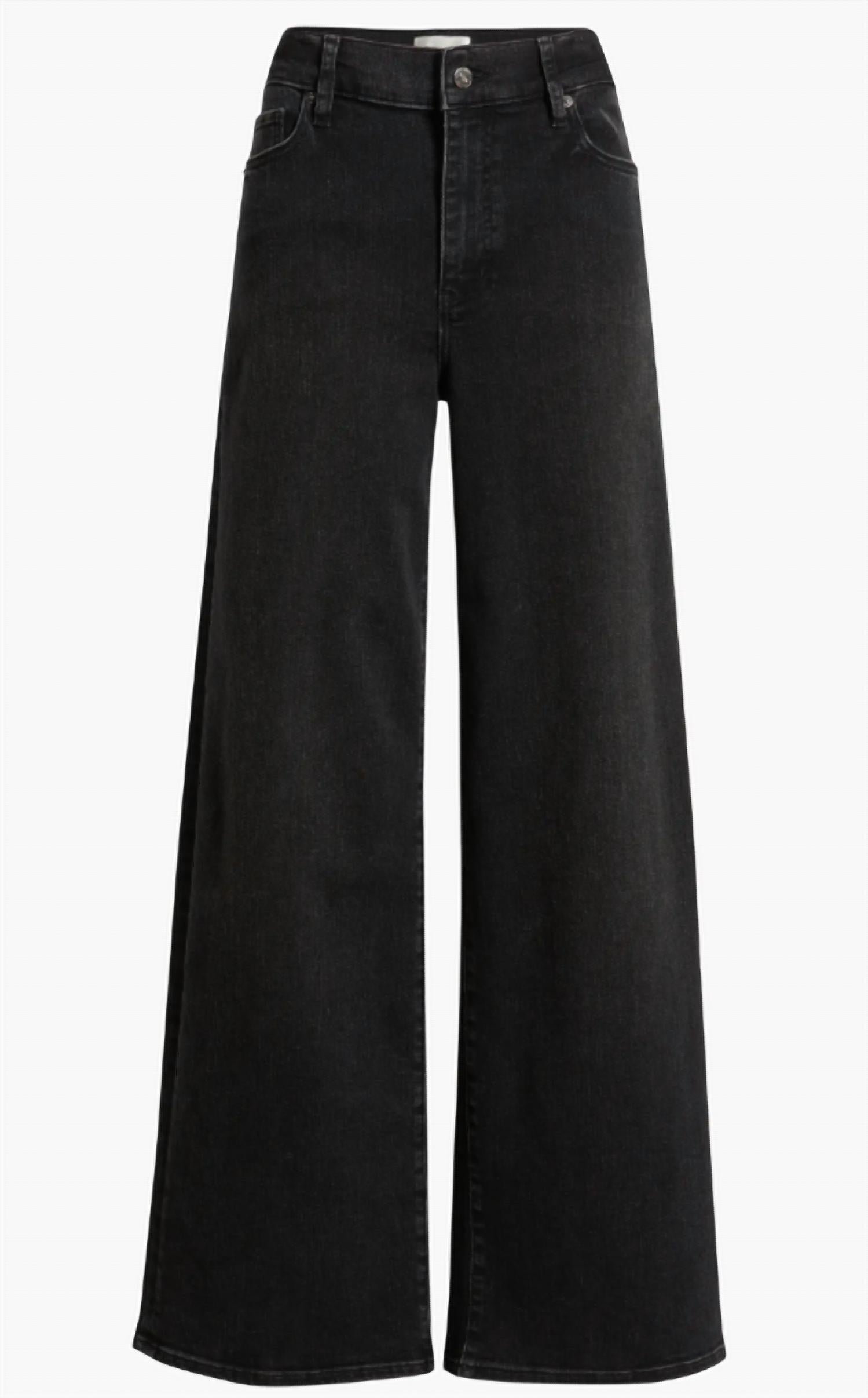 FRAME Le Slim Palazzo Jeans in meteor - women's jeans - view 5