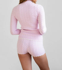 Tic Toc - Cline Cable Knit Lounge Sweater