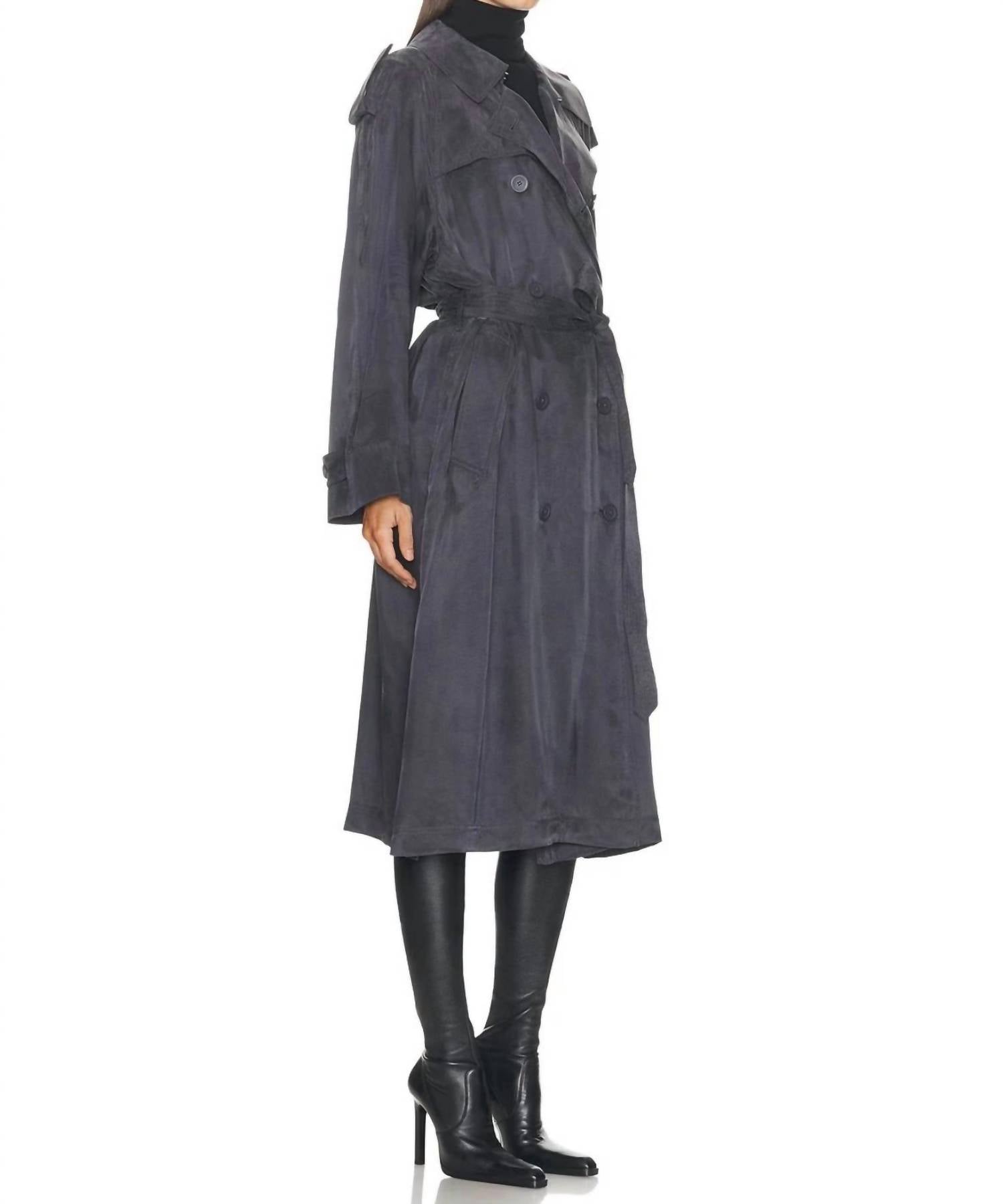 Helmut Lang - FLUID TRENCH COAT