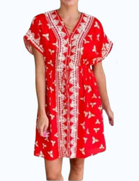 Thml - Embroidered Print Dress