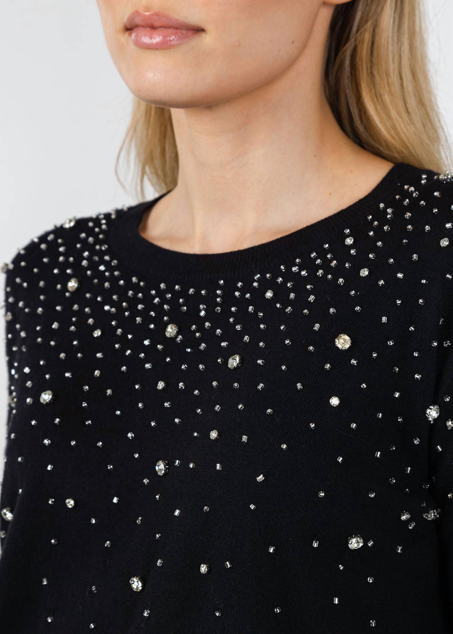 J. Society - Ximena Embellished Crew Sweater