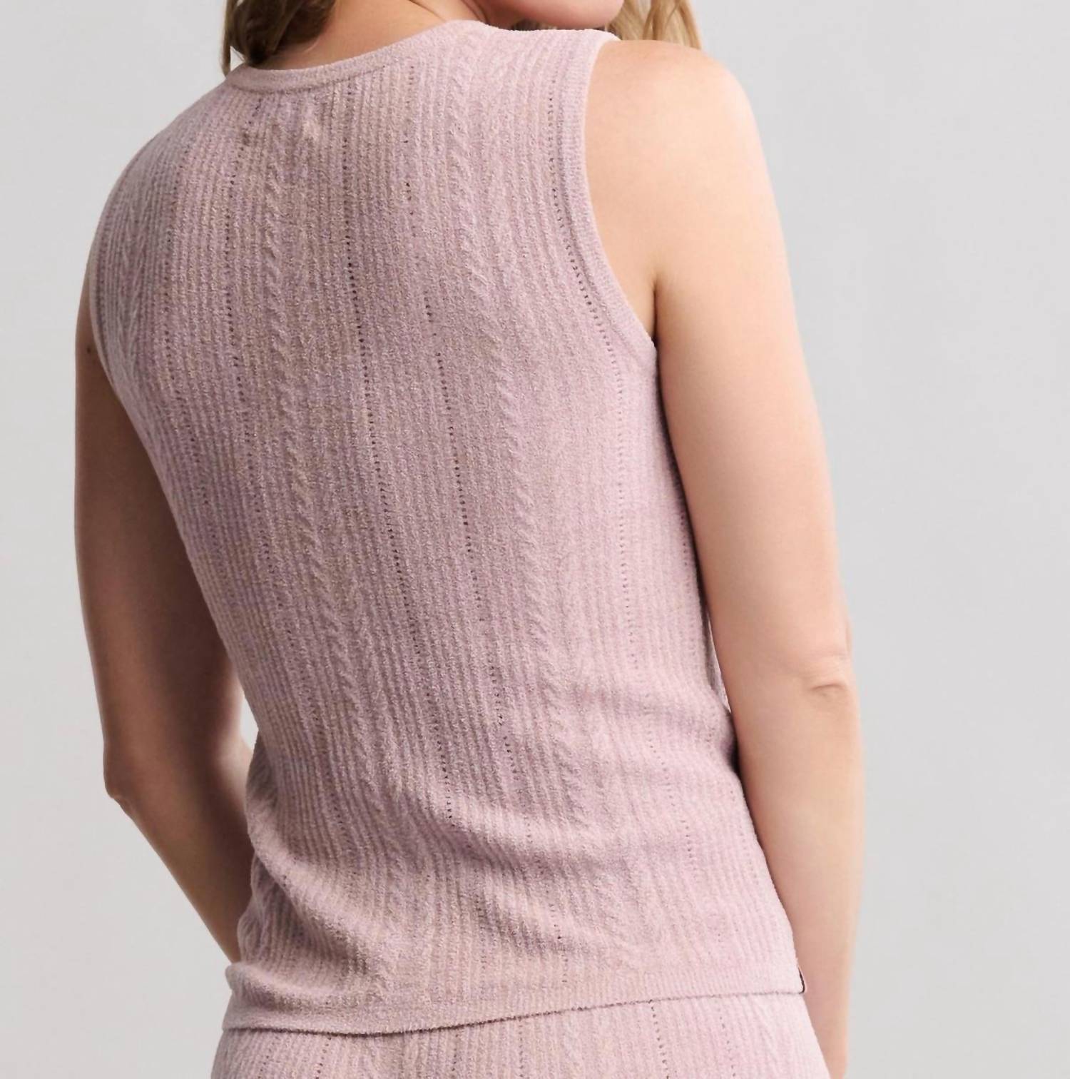 Barefoot Dreams - Cozychic Ultra Lite Cable Knit Tank