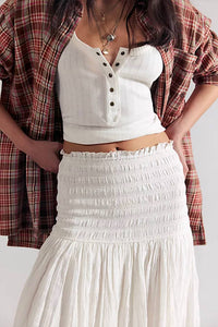 Free People - Raven Solid Maxi Skirt