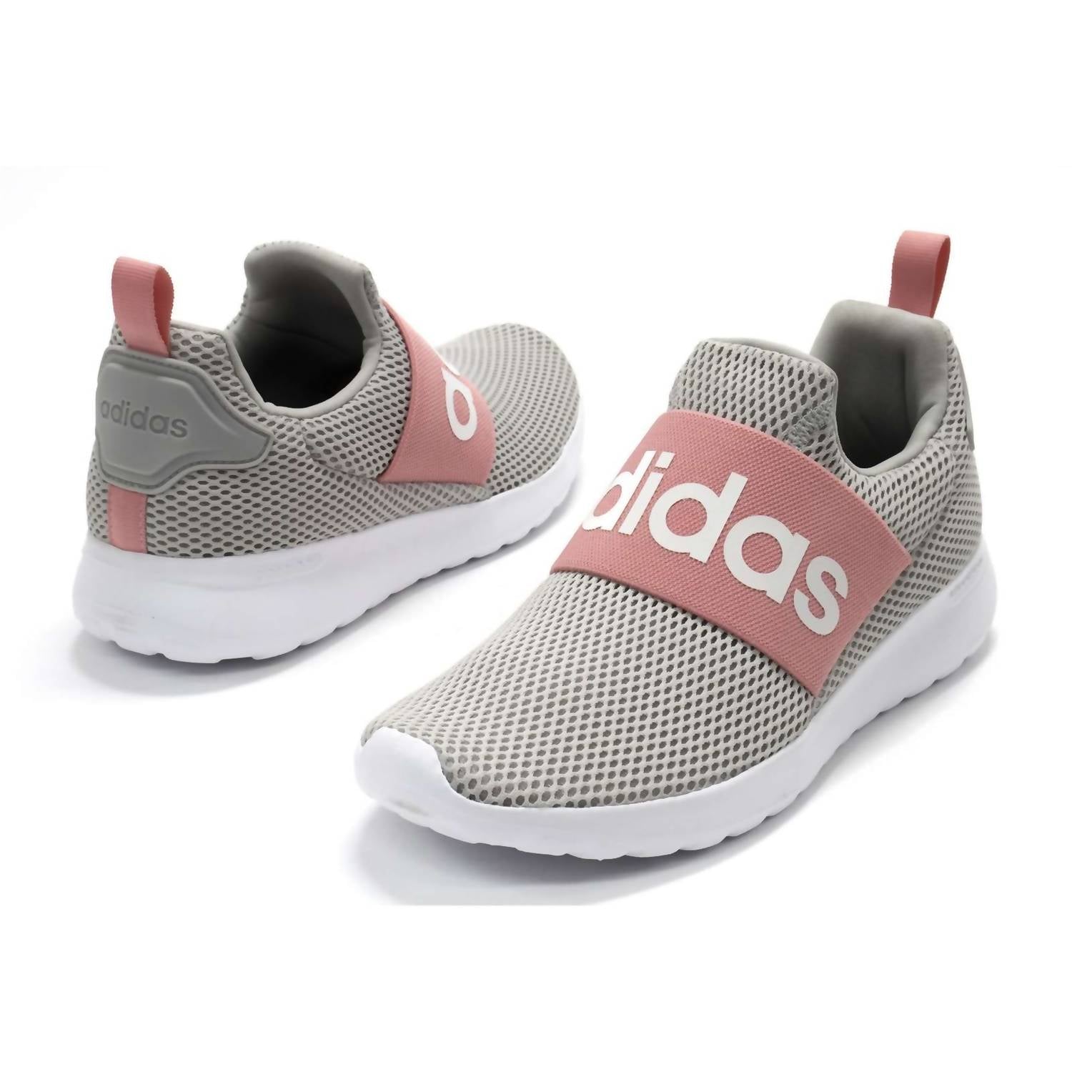 adidas Girl's Lite Racer Adapt 4.0 Running Shoes in grey - kids' sneaker - view 5