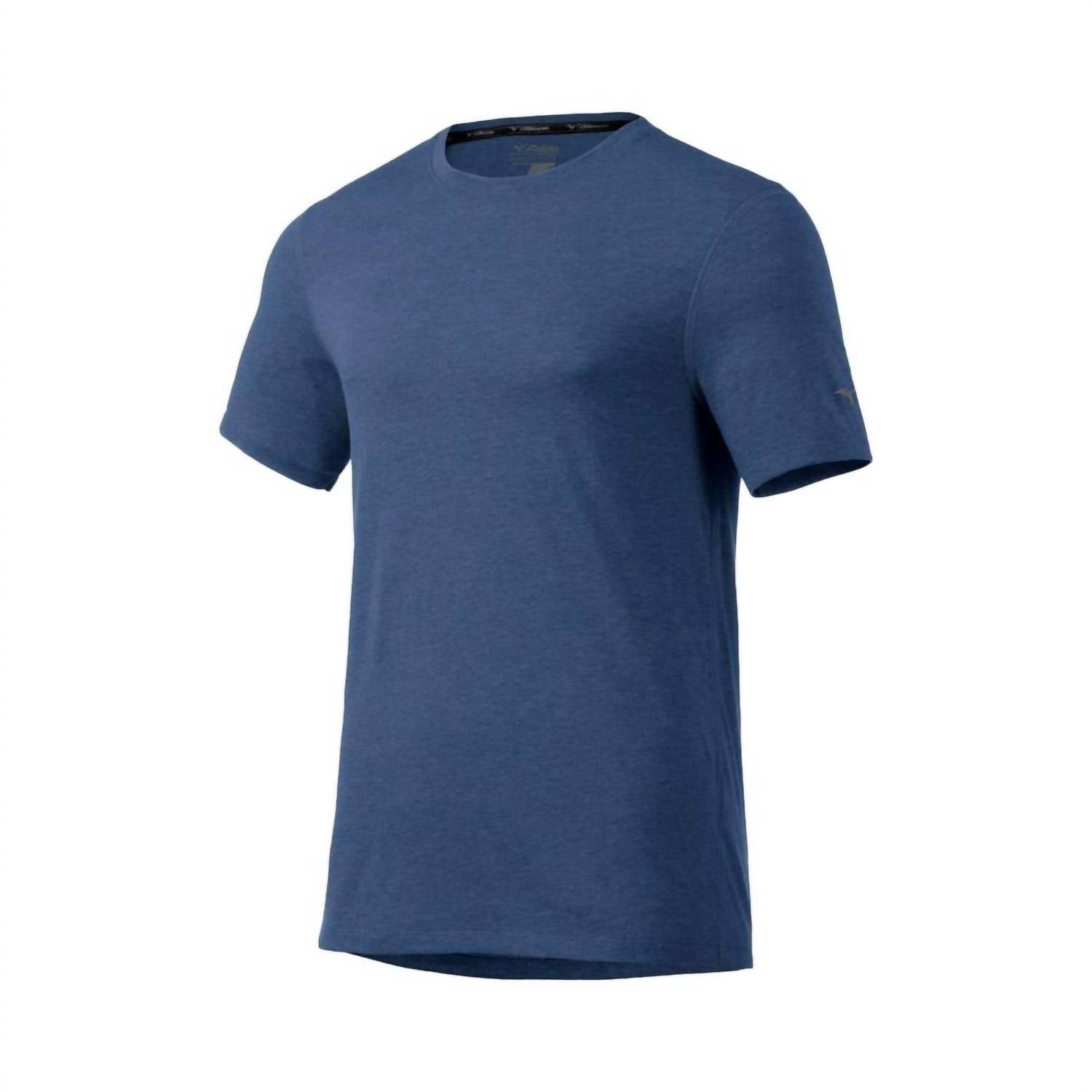 MIZUNO Men's Inspire Tee in ensign blue - men's t-shirt