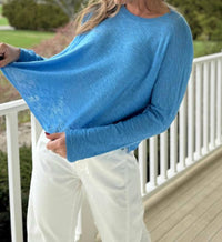 Mint - Boxy Cut Crew Sweaters