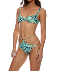 Luli Fama - Women's Animale Wide Strap Balconette Top