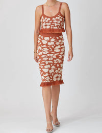 Baevely By Wellmade - Tulum Nights Knit Crop Top