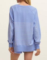 Z Supply - Weekender Stripe V-neck Sweatshirt
