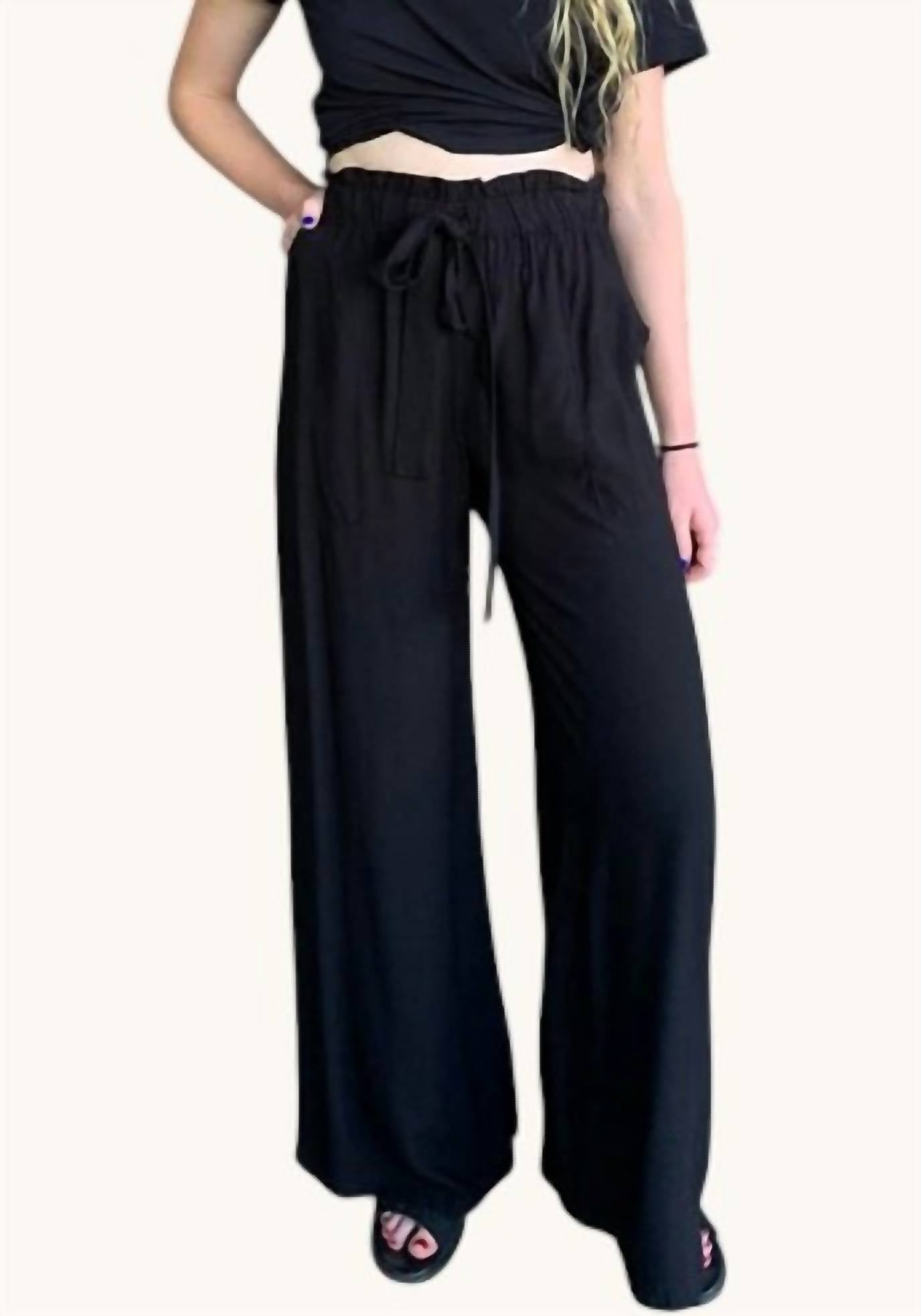 Tysa - High-waisted Travel Pant