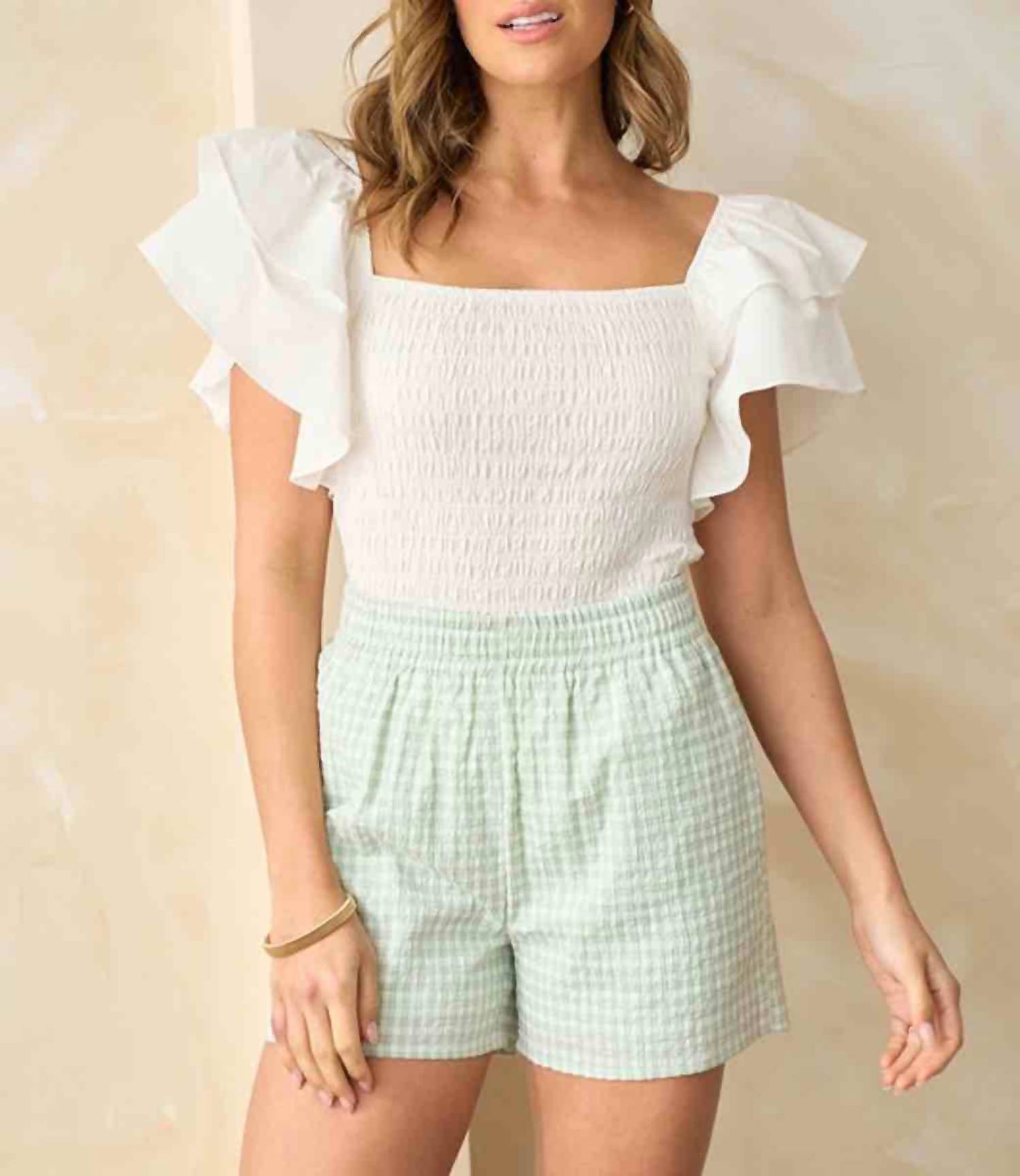 Hailey & Co - Phoenix Checkered Short