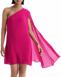 Reiss - Fleur Sheer Cape Sleeve Dress