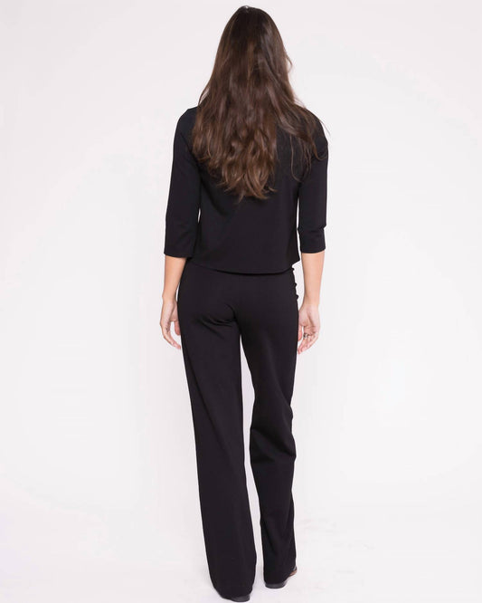 Ripley Rader - Ponte Knit Three-quarter Sleeve Top