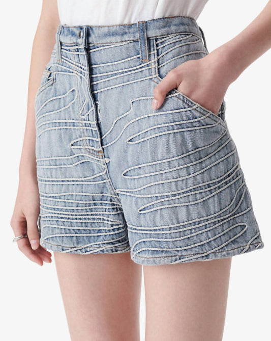 Iro - High Rise Viny Shorts