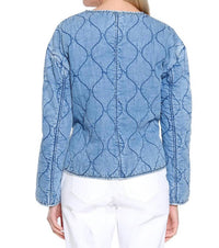 Tru Luxe - Quilted Denim Jacket