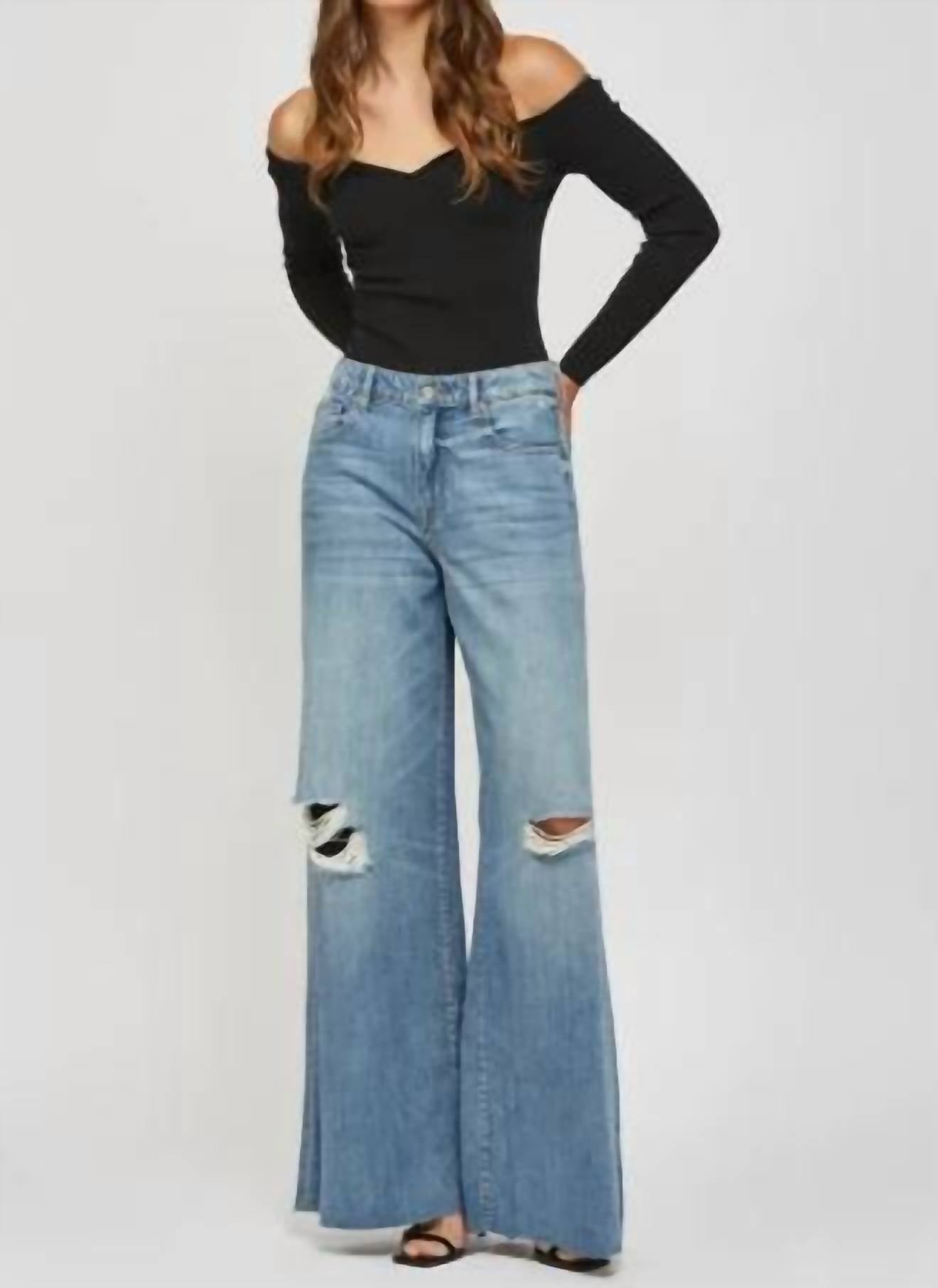 Hidden - Nori High Rise Oversized Wide Leg Jeans