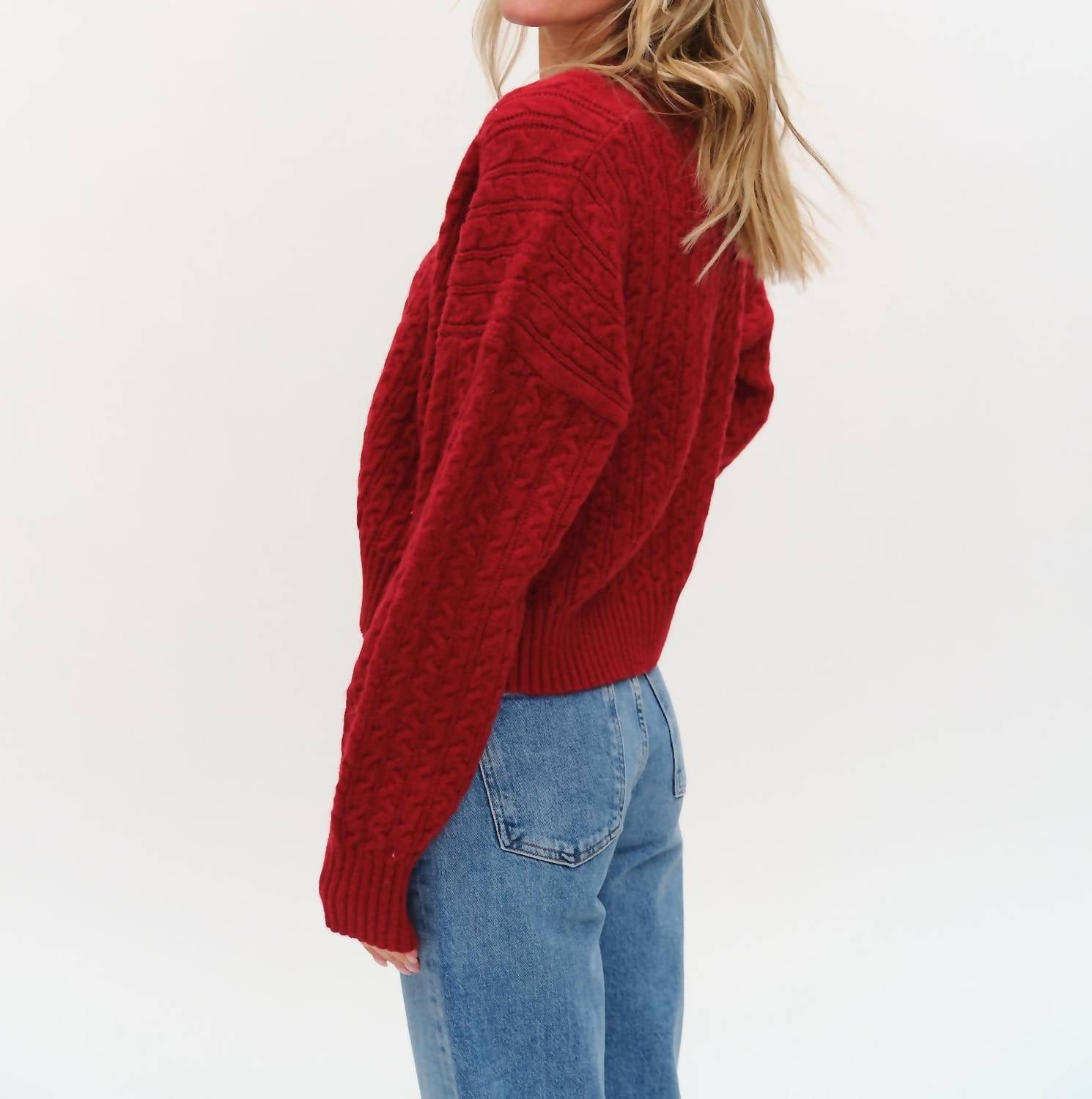 Six/Fifty - Camden Cable Knit Sweater