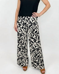 Kylie Paige - Selma Wide Leg Linen Blend Pant