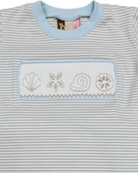 Banana Split - Kid's Seashell Smocked Set