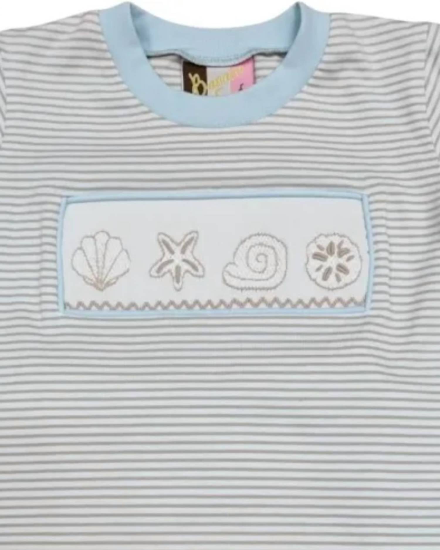 Banana Split - Kid's Seashell Smocked Set