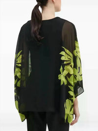 Joseph Ribkoff - Floral Print V-neck Blouse