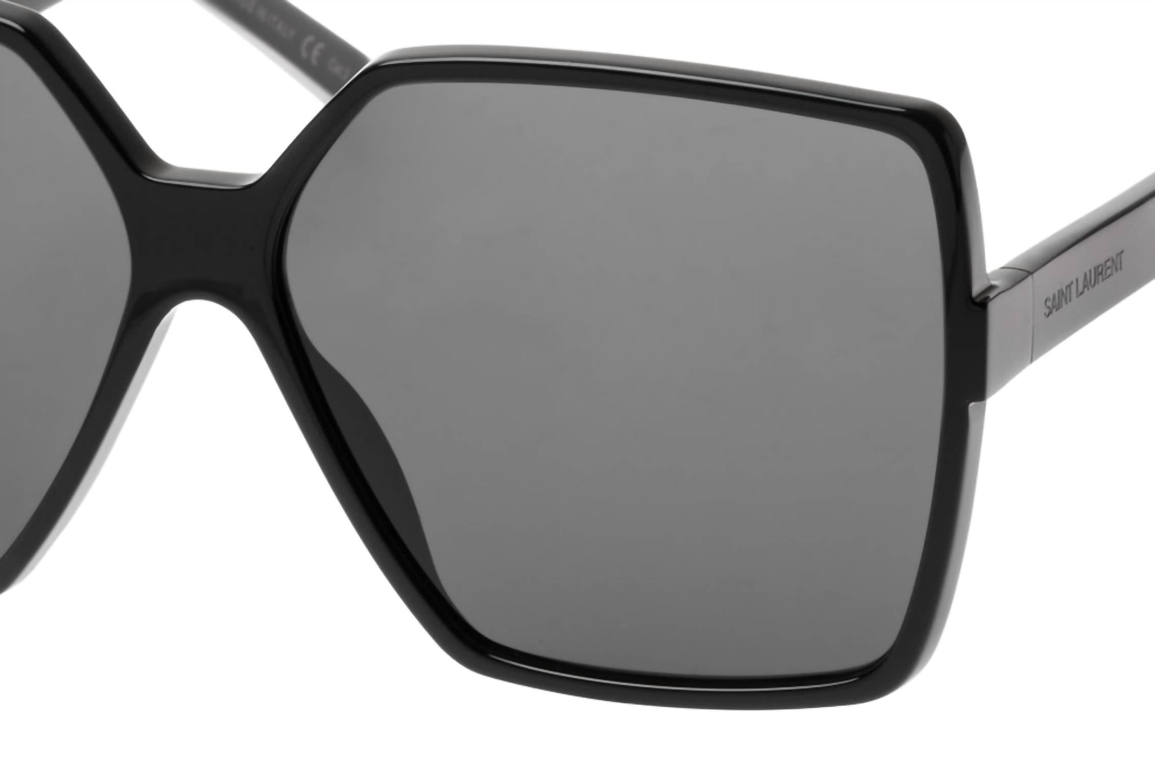 Saint Laurent - Women's Full Rim Square Non Polarized Sunglasses 232 Betty - 001