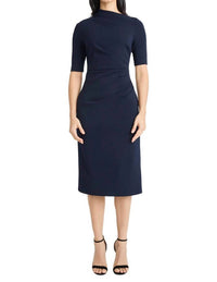 Maggy London Erin Half Sleeve Dress in twilight navy - women's dress