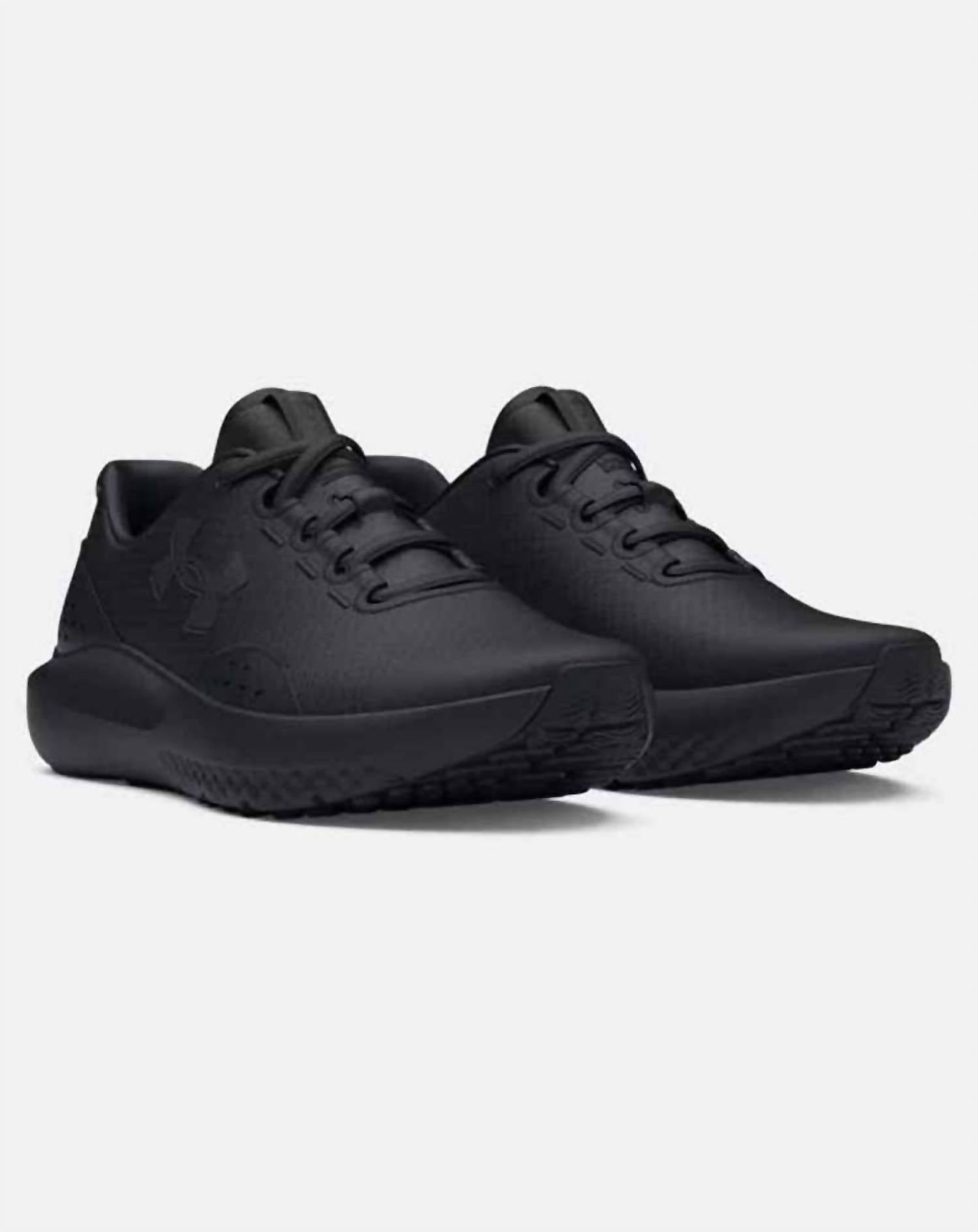 UNDER ARMOUR Boy's Surge 4 Running Shoes in black - kids' sneaker - view 4