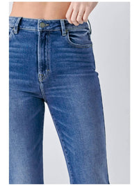 Hidden - Diva Front Slit Flare Jeans