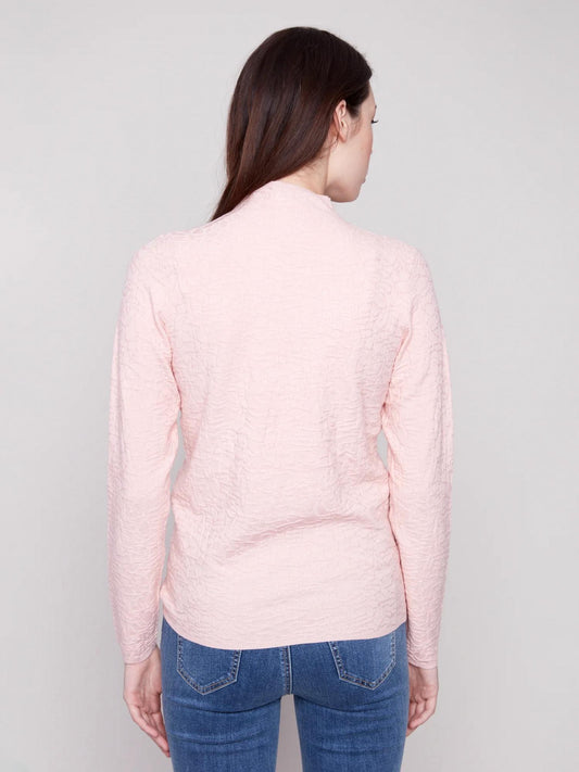 Charlie B - Long Sleeve Textured Sweater