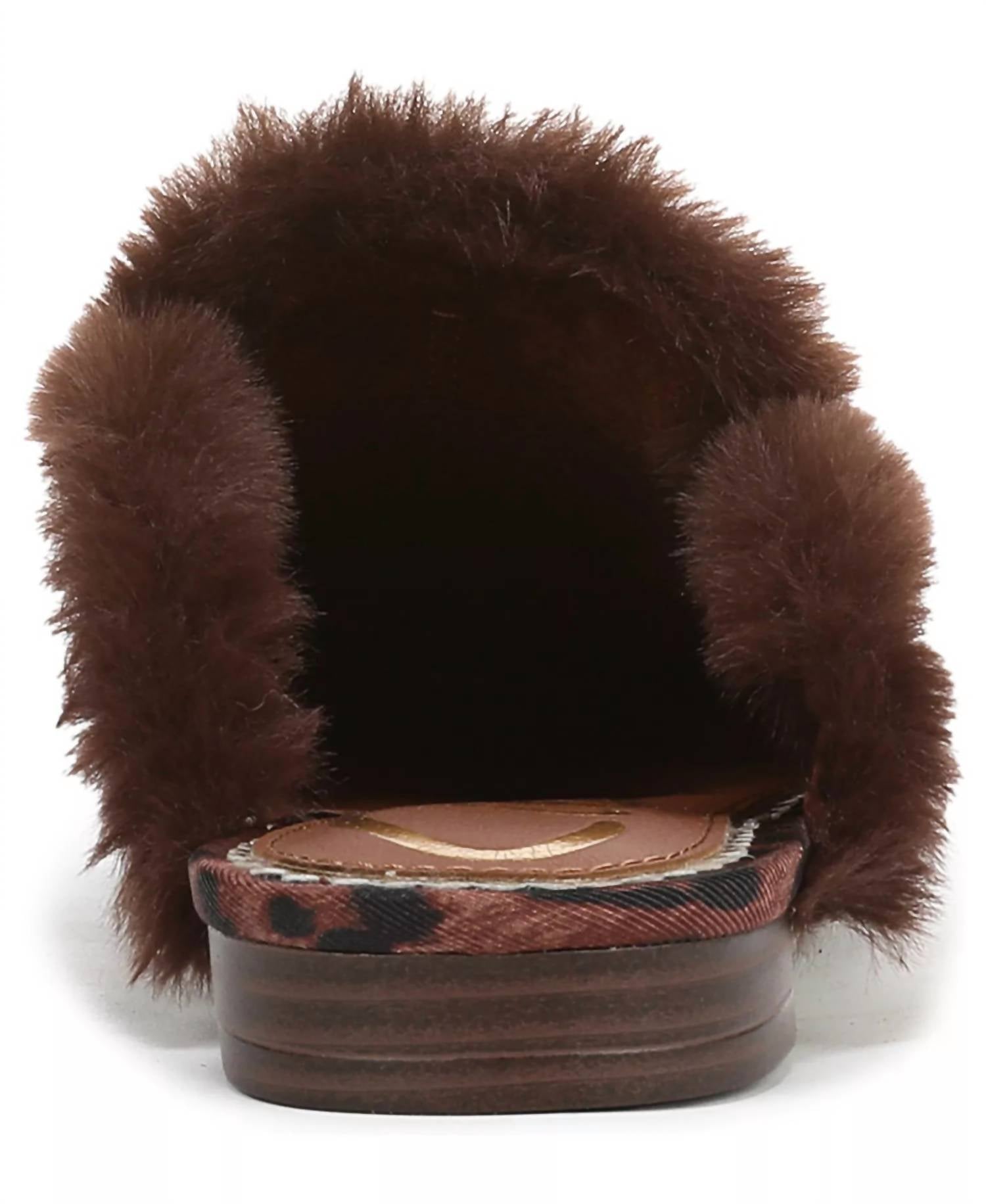 Circus by Sam Edelman Women's Tillie Cozy Mule in brown leopard - women's shoe - alternate view