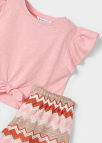 Mayoral - Kid's Knit Flutter Top & Short Set