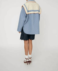 Stella Nova - Oversized Quilted Sailor Coat