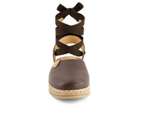 Andrea - Women's Textile Ribbon Lace Flats