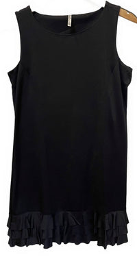 Lulu-B - Sleeeveless Ruffle Trim Dres