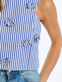 Drew - Avana Stripe 3d Floral Top