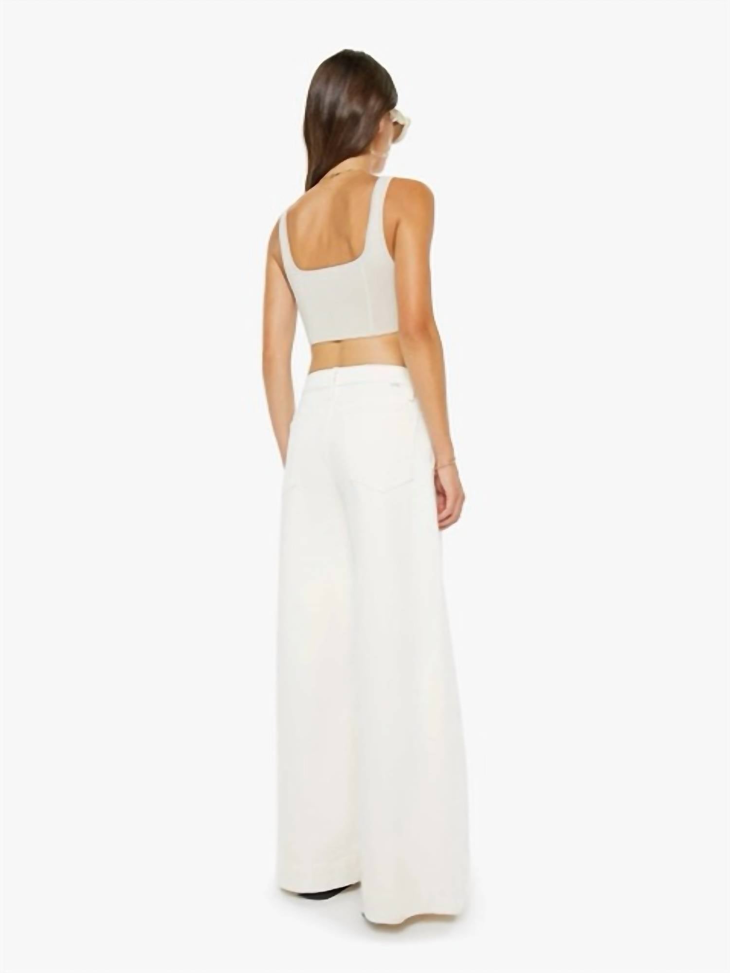 Mother - Mid Rise Headliner Sneak Jeans