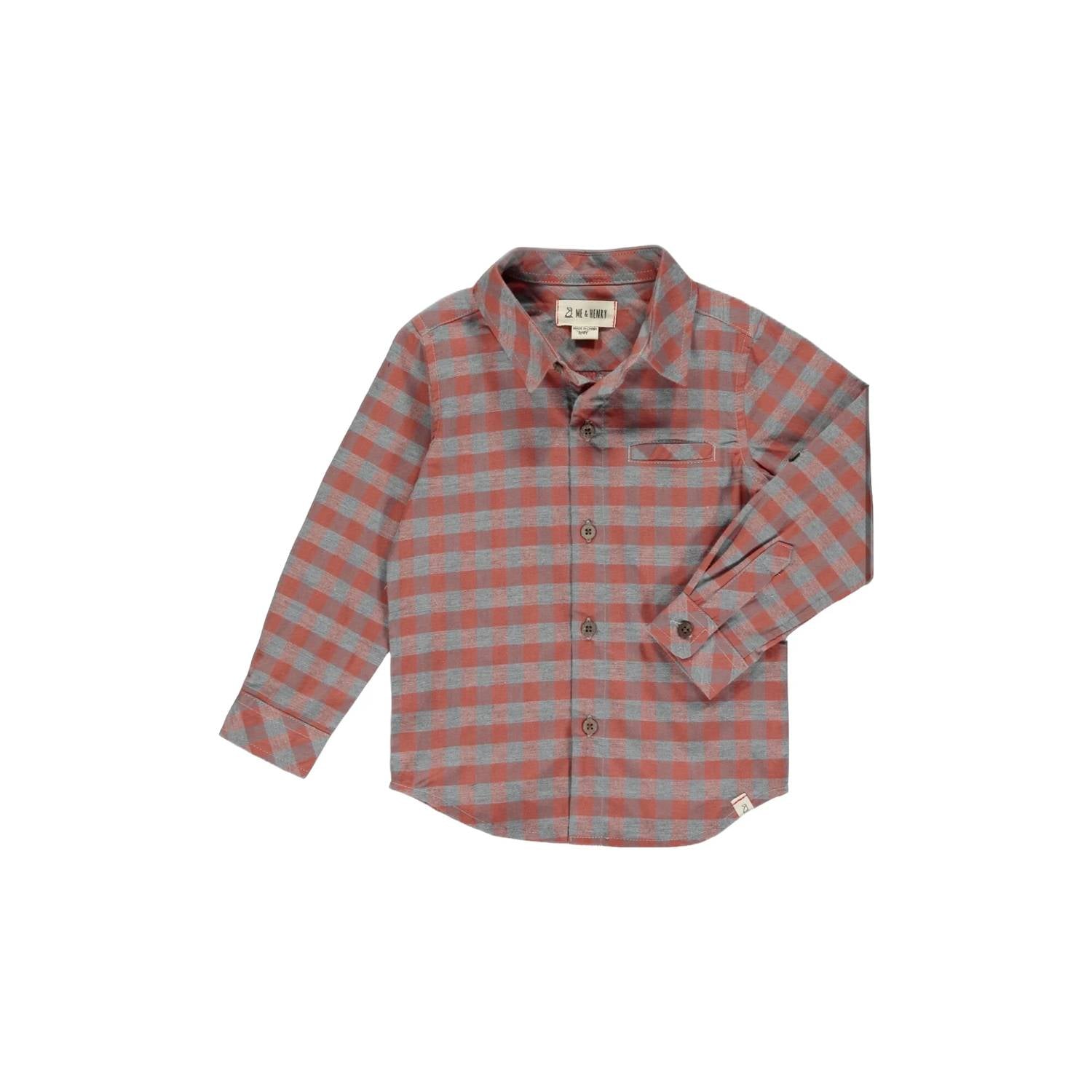 Hidden - Boy's Gavin Plaid Shirt