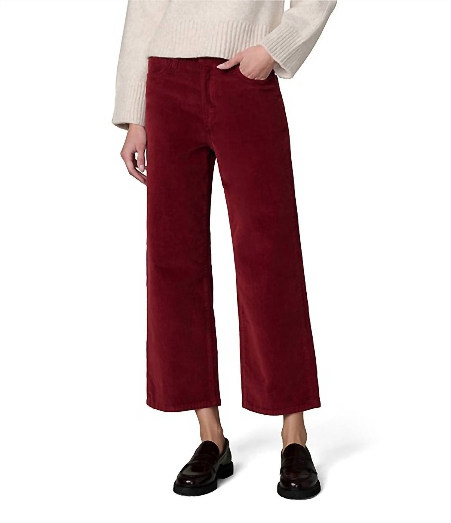 Joe'S Jeans - Blake High Rise Wide Leg Crop Jeans