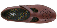 SAS Women's Willow Slip On Loafer in walnut - women's flats - detail view