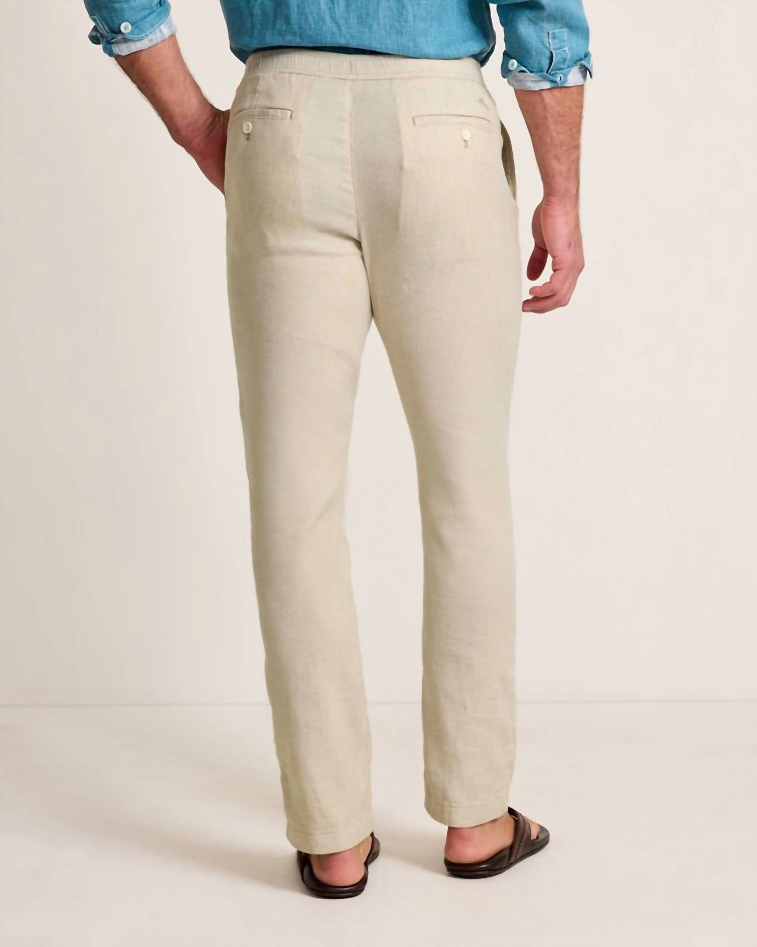 Tommy Bahama - Beach Coast Linen Pull On Pants 32 Inseam