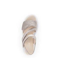 Gabor - Women's Quarter Strap Wedge Velcro Sandals