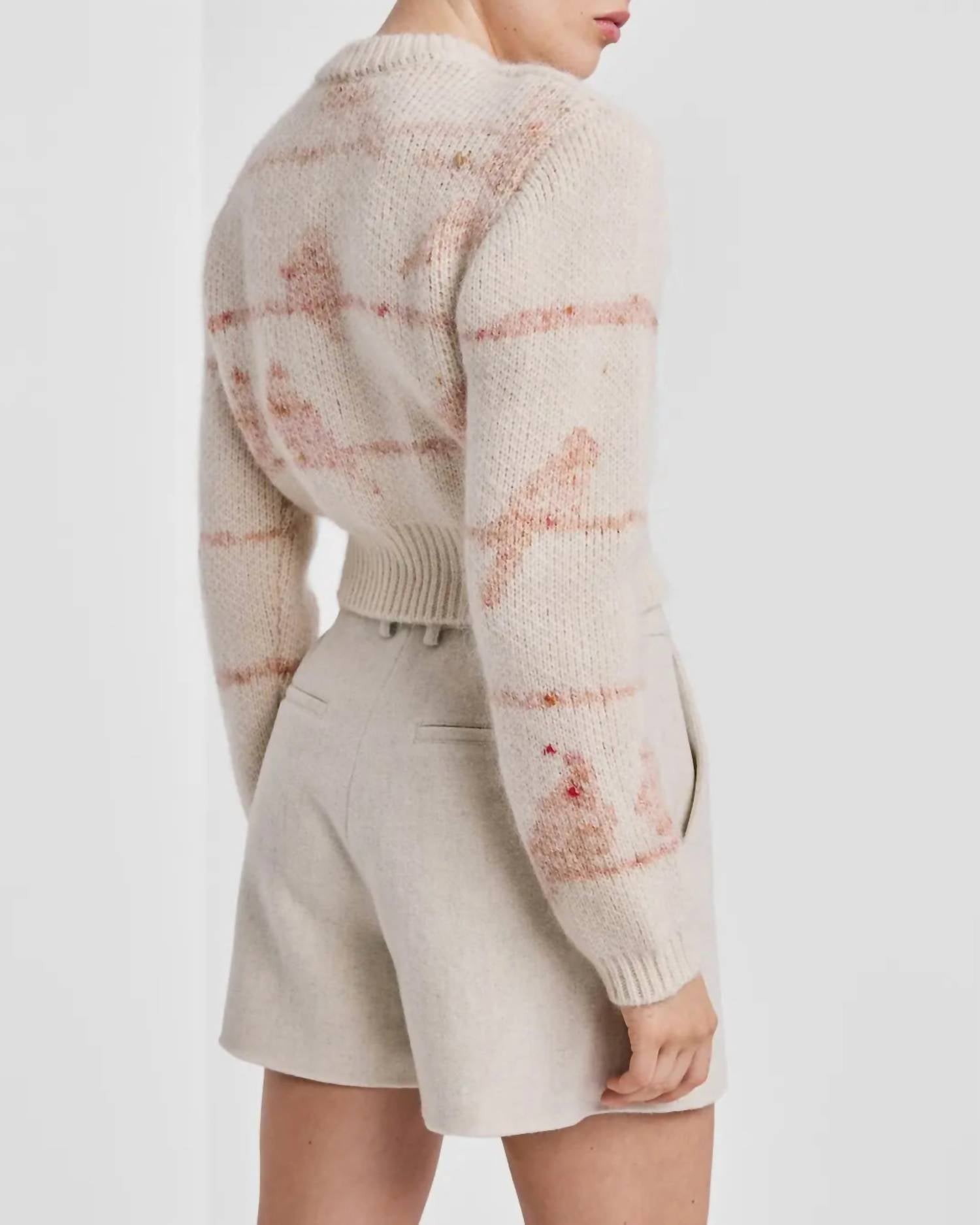 Bytimo - Women's Jacquard Knit Sweater