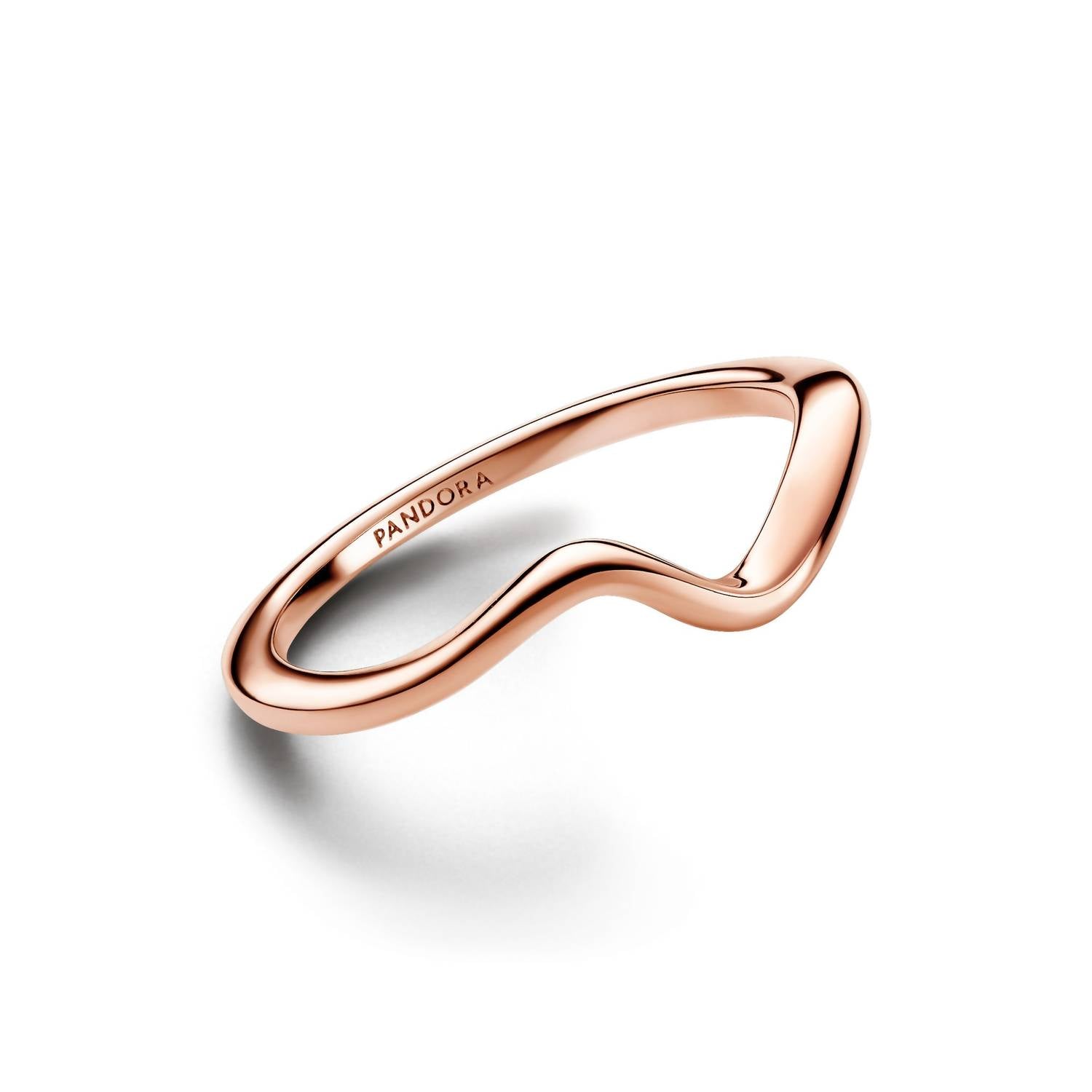 Pandora - Women's Polished Wave Ring